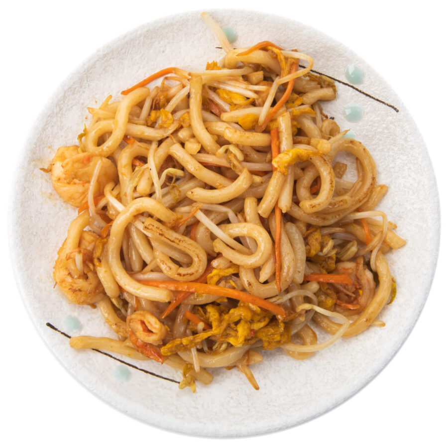 Yaki udon noodles gamberi - Kiiro Sushi